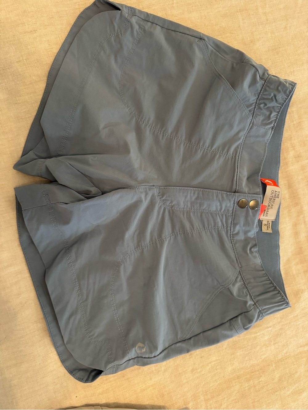 The American Outdoorsman Light Blue Nylon Shorts